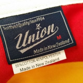 WAIKATO Zealand Vintage WRU Union Rugby Shirt Jersey Short Sleeve Stripe Med 5