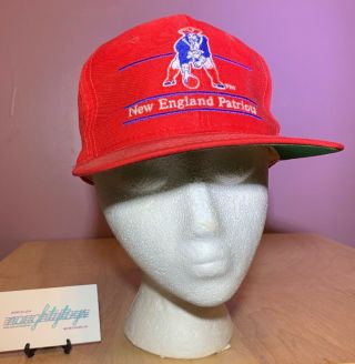 Vintage 80’s Annco England Partiots Hat Cap Snapback Nfl Retro Pat Patriot