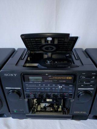 Sony CFD - 510 MAGA BASS CD Radio Cassette - corder Vintage Boombox 2