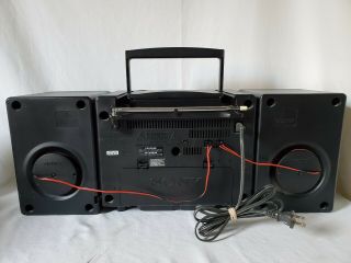 Sony CFD - 510 MAGA BASS CD Radio Cassette - corder Vintage Boombox 6
