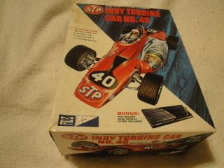 Stp Indy Turbine Car No.  40 Very Rare Mpc 1/20 Scale