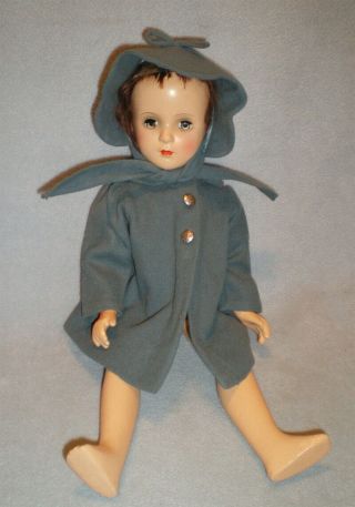 Vintage Madame Alexander Composition Doll,  Bonus Trunk Cloth Doll Baby Bottle 2