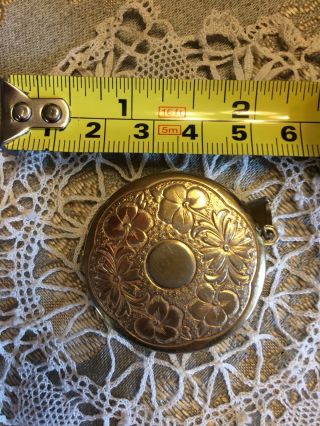 Antique Victorian Locket.  14k Gold Filled Large 1” STUNNING 2