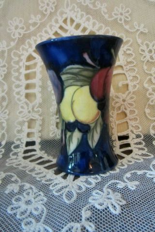 Vintage Moorcroft Art Pottery Arts And Crafts Small English Vase