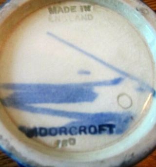 Vintage Moorcroft Art Pottery Arts and Crafts Small English Vase 4
