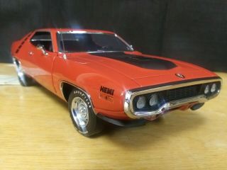 Franklin 1971 Plymouth Road Runner /24 Nib.  Rare 142 Of 500.  Nib