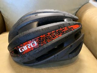 Giro Synthe Cycling Helmet Large Very Rare Mash Sf Chas Christensen Edition