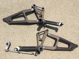 Ducati Performance Monster Style And Performance Rearsets Footpegs Rare Ducabike