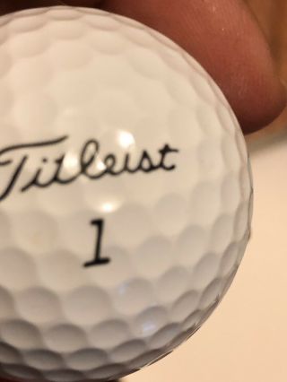 Titleist 1 Ball In Golf Pro V1 Golf Balls Pine Valley - Vintage? 5