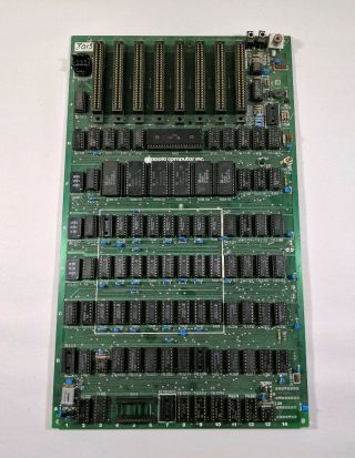 Vintage Apple Ii Rev 4 Motherboard Model 820 - 0001 - 04 Date: 8015 Computer 2