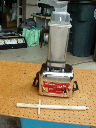 Commercial Vitamix Maxi - 4000 3 Speed Stainless Blender Vintage Fair Cond