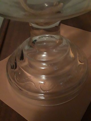 Vintage Eagle oil lamp base with Wick 3