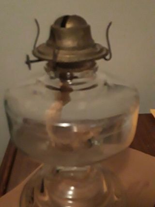 Vintage Eagle oil lamp base with Wick 4