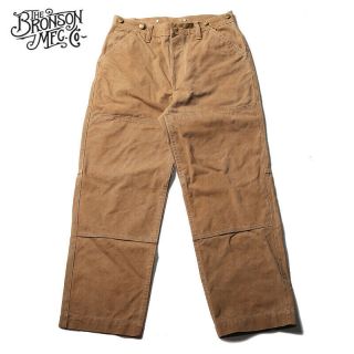 Bronson Double Front Knee Duck Canvas Hunting Pants Heavy Duty Work Trousers