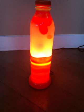 Vintage Unique Retro - Orange Juice - Pulpy Lava Lamp 14 
