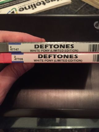 deftones white pony Red And Black Rare Limited 6