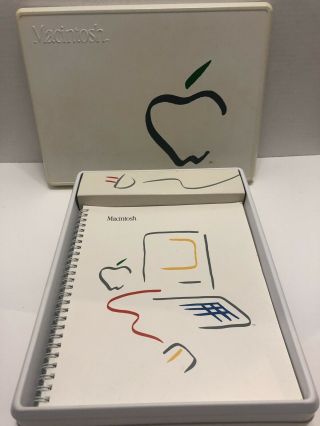 RARE Apple 1st MacIntosh M0001 128k Computer Keyboard Mouse Floppies Receipt 8