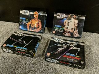 1977 Takara Vintage Star Wars Model Kits All 4 Rare