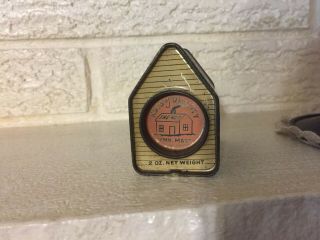 Vintage The Nut House Of Lynn Tin Litho Container Lynn,  Mass 