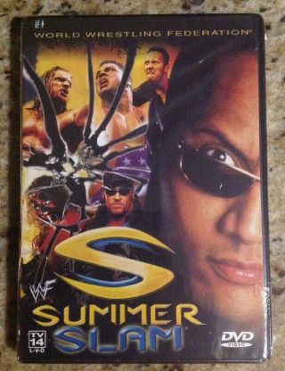 Wwf - Summerslam 2000 (dvd,  2000) Authentic Us Release Ultra Rare Oop