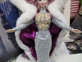Vintage Bob Mackie Fantasy Goddess Of The Artic Bride Barbie Doll 3