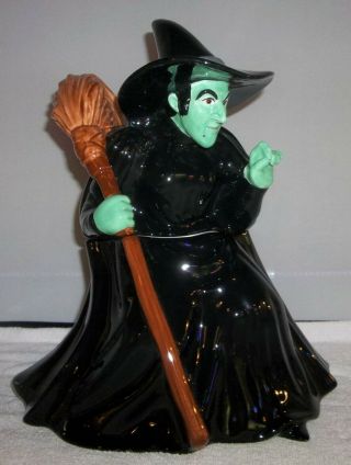 Vntg Warner Brothers Studio Store 1998 Wizard Of Oz Wicked Witch Cookie Jar