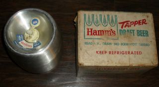 Vintage Hamm ' s 2 1/4 Gallon Beer Tapper/ Mini Keg,  1960 ' s LLK 95722 2