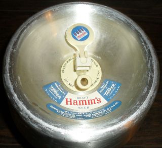 Vintage Hamm ' s 2 1/4 Gallon Beer Tapper/ Mini Keg,  1960 ' s LLK 95722 7