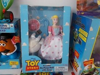 Toy Story Vintage Thinkway 1995 Bo Peep Doll W/sheep & Staff W/box Other Chars