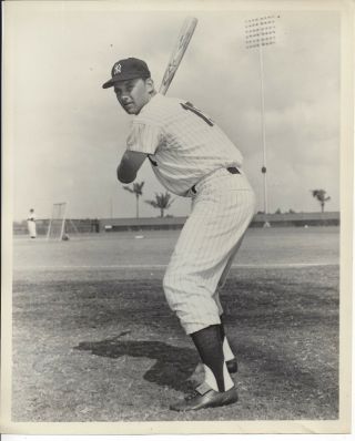 Tom Tresh Vintage York Yankee Circa 1960 Photo