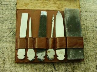 Vintage H Boker Germany Multi Tool Exchanger Pocket Knife Kit Set Hunting Knives