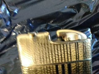 VINTAGE Evans Art Deco Cigarette Case & Lighter Gold Tone / USA Made 7