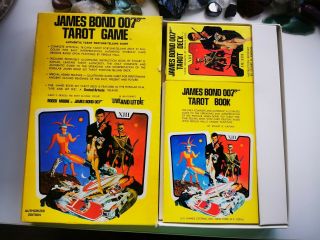 James Bond 007 Tarot Game Complete Set English Edition Vintage 1973 Oop Rare