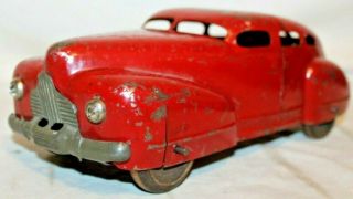 Ultra Rare 1938 Marx Wyandotte Pressed - Steel 11 " Pontiac Chevy Toy Sedan Fat Car