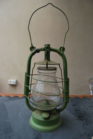 Vintage Frowo No.  420 Germany Kerosene Lantern Hurricane Lamp - Barn Find