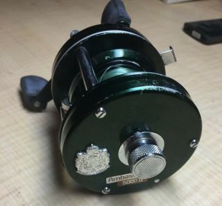 Vintage Abu Garcia Sweden Ambassadeur 5000 D Green Reel