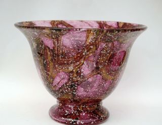 Scarce (?czech/bohemian/french) Art Glass Vintage Glass Bowl (possibly 1930 - 50)