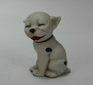 Rare Vtg Miniature Ceramic George Studdy Bonzo The Dog Figurine 2 " Tall Germany