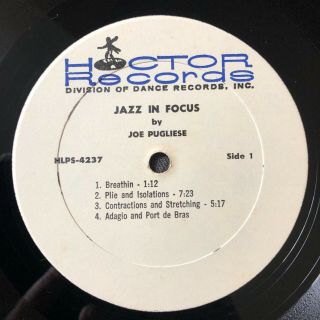 HEAR Rare Funk Breaks HOCTOR LP Joe Pugliese - Jazz In Focus VG, 3