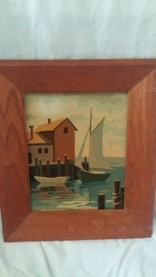 Vintage Arts And Crafts Painting