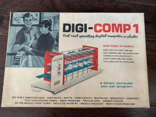 Vintage Esr Digi - Comp 1 Binary Computer Kit Complete Euc 1960 