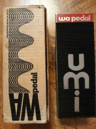 Vintage 1960s Umi Wa Wah Effect Pedal With Box -