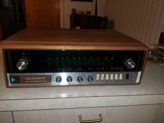 Vintage Heathkit Am.  /fm Solid State Stereo Receiver Ar15