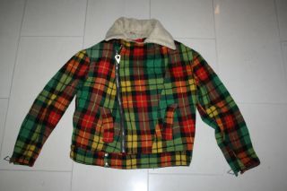 Vintage Spicer Lumber Jacket Size 40 Mens M/l Wool 1970s Bogan Sharpies Retro