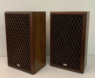 Vintage Sansui Sp - X6 4 Way Stereo Speakers