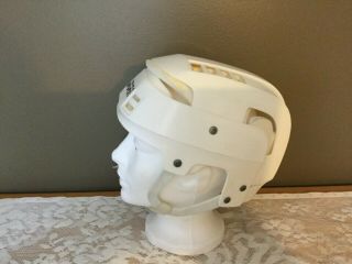 Vintage White Jofa (Cooper sk100) Hockey Hurling Helmet MADE IN CANADA 2