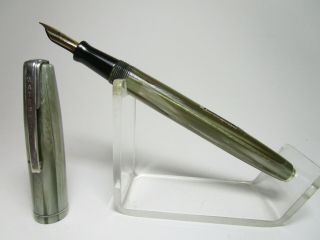 Vintage Waterman Ideal Usa Fountain Pen 14ct Flexy F Nib Freshly Serviced