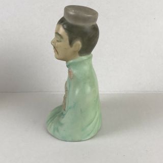 Asian Chinese Man Woman Bust VTG Ceramic Mid Century Modern 4