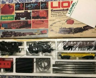 Vintage Lionel Cannonball 027 Gauge Electric Train Set No.  6 - 1381 Instructions