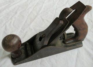 Stanley No 2 Cast Iron Smooth Plane Sweetheart Swtm Old Vtg Antique